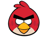 Маска бумага Angry Birds (8шт) /Am