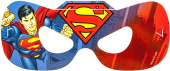 Маска полумаска бумага Супермен (6шт)