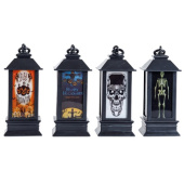 Фонарь светодиод Halloween ассорти 12см