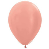 Шар латекс без рисунка 12" ЗБ M70 Розовое золото металлик (25 50шт)