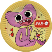 Тарелки бумажные 180мм Зубакисси и Зубабасси уп6 ВолВес