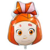 Шар фольга фигура голова Фиксики Симка 25" 63х49см AG