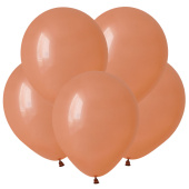 Шар латекс 5''/ВП пастель Персик Peach Blush 100шт