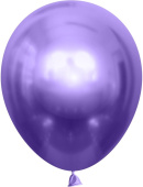 Шар латекс 10''/ШР хром Фиолетовый 50шт