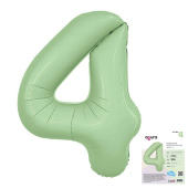 Шар фольга Цифра 40''/AG Slim Олива "4"