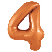Шар фольга Цифра 40''/AG Slim Папайя "4"