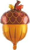 Шар фольга фигура Желудь 25" 64см FL