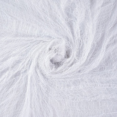 Украшение декор Истлевшая ткань - сетка для Хэллоуина Белый 76х183см 1шт