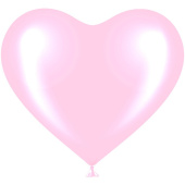 Шар латекс Сердце 5''/ОБ пастель Розовый 808 (100шт)