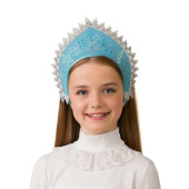 Кокошник детский Хрустальный на резинке