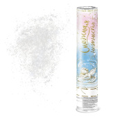 Хлопушка Бумфети 30см Снежная нежность с золотой печатью