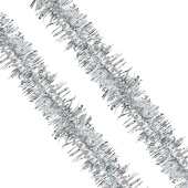 Мишура Серебро классика 2мх6см