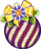 Украшение на скотче Шар (10шт)