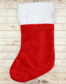 Сапожок для подарков Красный 14х40см