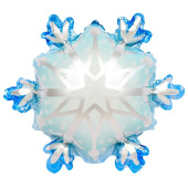 Шар фольга мини Снежинка