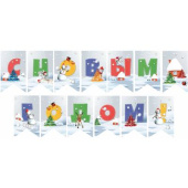 Гирлянда Буквы С Новым Годом снеговики 250см