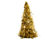 Елка золотая настольная 26см