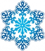 Украшение на скотче Снежинка (10шт)