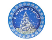 Тарелки бумага 170мм Зимняя сказка (уп6)