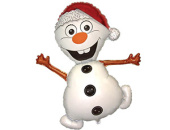 Шар фольга фигура Снеговик весёлый 95л Fm