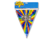 Гирлянда вымпел 360см С Галакт голография