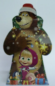 Коробка сборная Маша и Медведь 17х25см