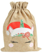 Мешок с термонаклейкой Новый год 16×24см