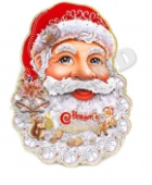 Плакат Дедушка Мороз 35см