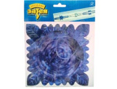 Гирлянда растяжка 270см фольга синий серый