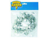 Гирлянда растяжка 270 см Звезды, серебро