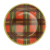 Тарелки бумага 180мм Королевский новый год набор (уп6) 