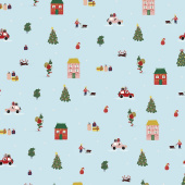 Бумага лист 70х100см Новогоднее настроение (10/1шт)