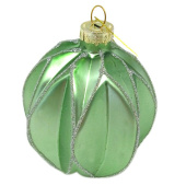 Игрушки на елку стекло Шар граним ята 8см