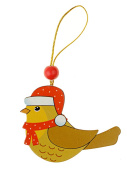 Подвеска новогодняя дерево Птичка
