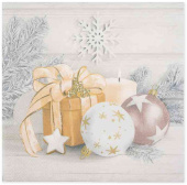 Салфетки бумажные 33 см, 20 шт. Праздничный натюрморт