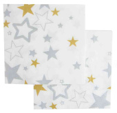 Салфетки бумажные 33 см, 20 шт. Сверкающие звёзды