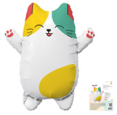 Шар фольга фигура Котик Лапочка 27" 68смAG 1207-5895