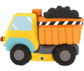 Шар фольга фигура Самосвал 44" 114см GR