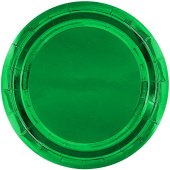 Тарелки бумажные 180мм Зеленый металлик (уп6) ВВ
