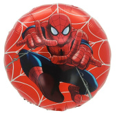 Шар фольга с рисунком 18''FL Круг Человек Паук Дизайн №2