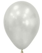 Шар латекс без рисунка 12" Sp шелк 806 Устрично-белый (50шт)