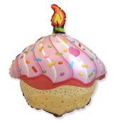 Шар фольга фигура Сладкий кексик 23" 58смFm