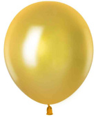 Шар латекс без рисунка 12" 512 металлик Золото (100шт)