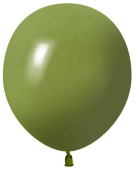 Шар латекс без рисунка 12" 512 пастель ретро Оливковый (100шт)