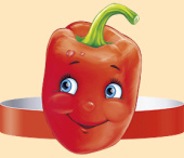 Ободок бумажный Перец