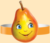 Ободок бумажный Груша