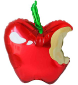 Шар фольга фигура Яблоко надкусанное 21" 53смВЗ (упак)