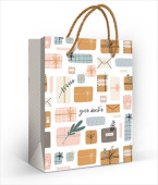 Пакет бумажный S 12х15см Для тебя