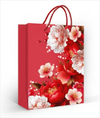 Пакет бумажный MS 14х18см Роскошные цветы ИмП