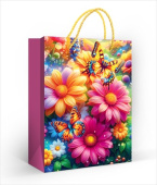 Пакет бумажный MS 14х18см Цветущие луга ОП